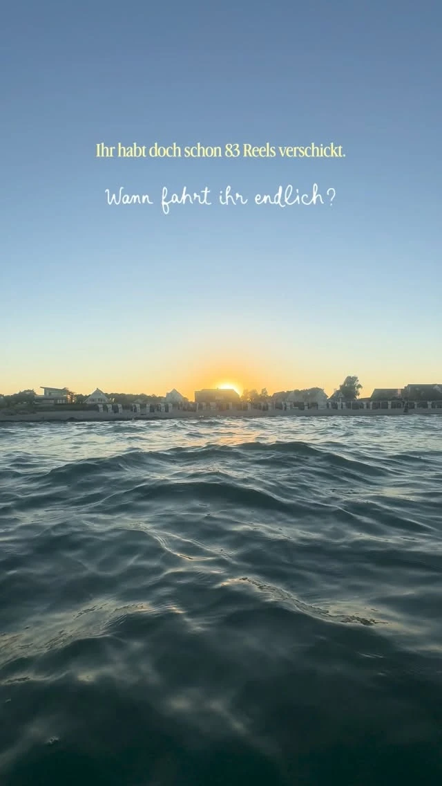 Das hier zählt als Wink 🤭🪧
egal, ob für dich, du es bekommen hast oder du das schon wieder weiterschicken musst - einer muss endlich sagen: Komm, ich buche das!
Wir wollen doch alle wissen, woran…